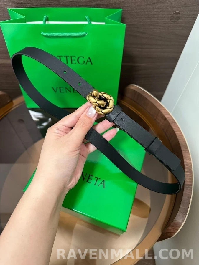 보테가베네타 보테가 베네타 인터트와인드 버클 벨트 상세 이미지
