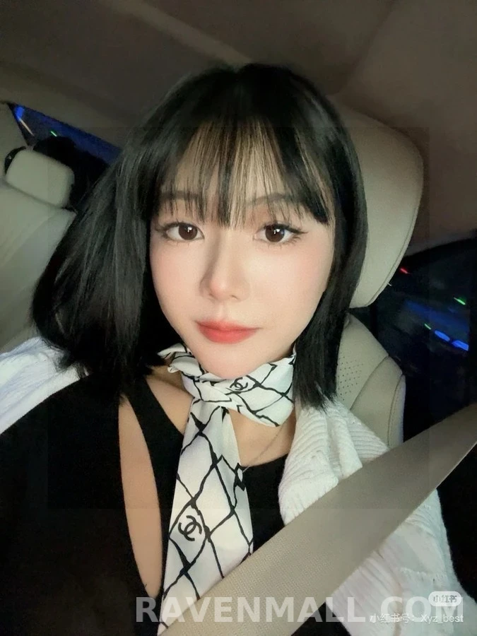 샤넬 샤넬 로고 패턴 실크 트윌리 상세 이미지