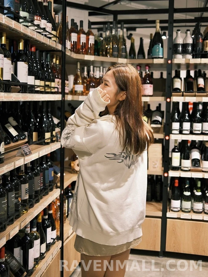 발렌시아가 발렌시아가 타투 그래픽 후드 집업 상세 이미지