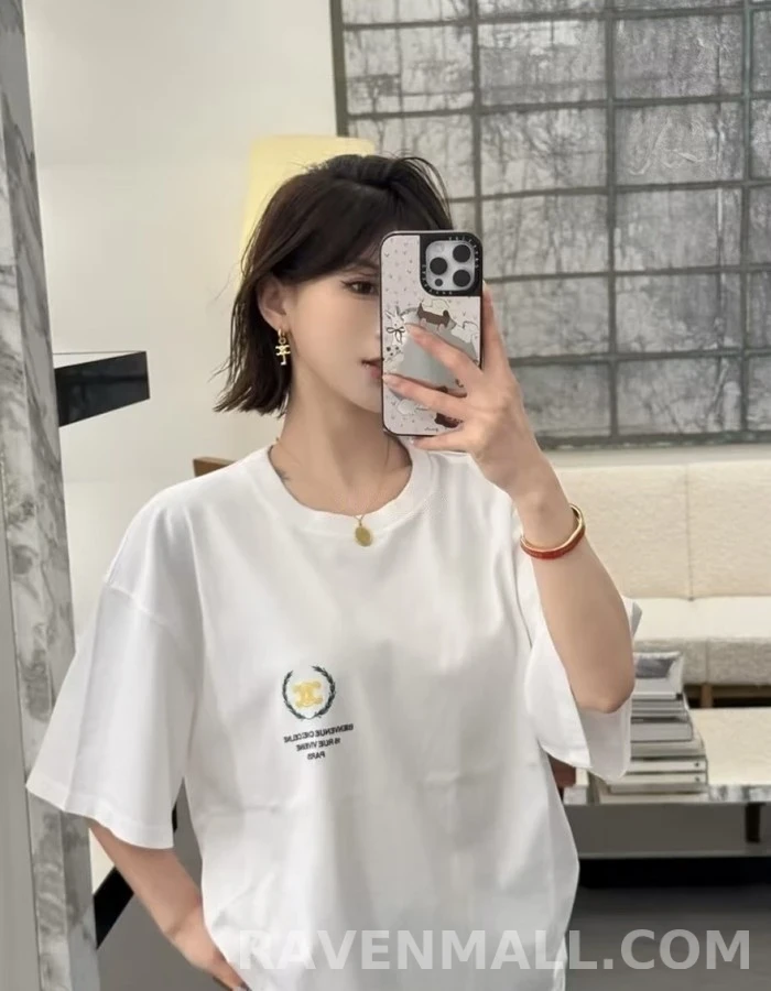 셀린느 셀린느 트리옹프 비즈 오벌 펜던트 목걸이 상세 이미지