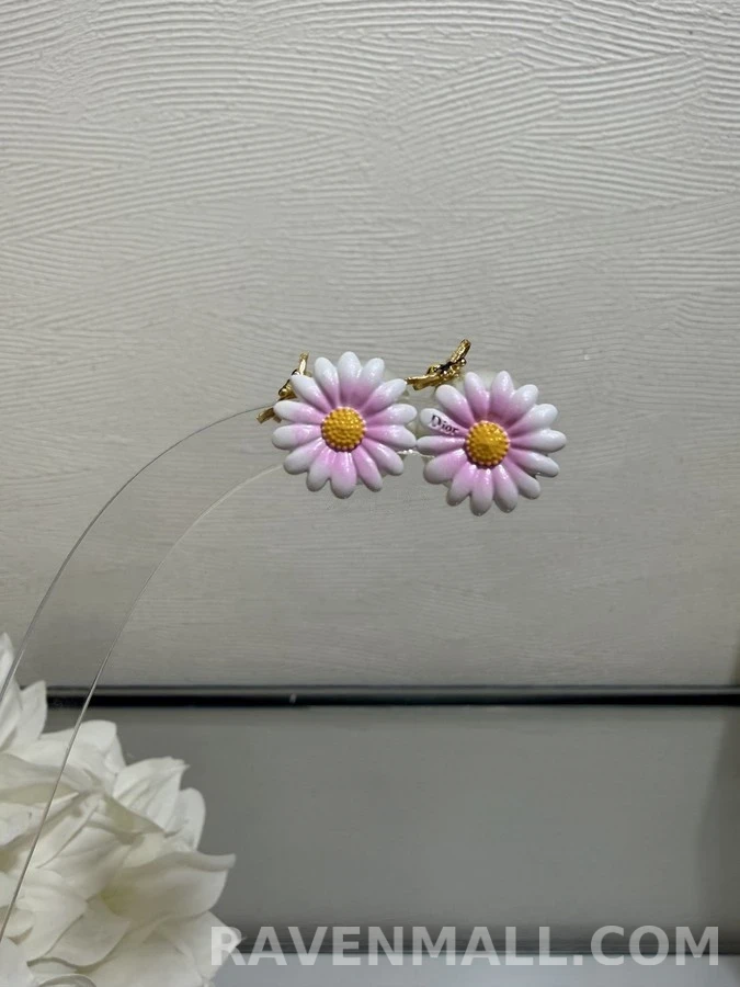 디올 디올 데이지 꿀벌 진주 귀걸이 상세 이미지