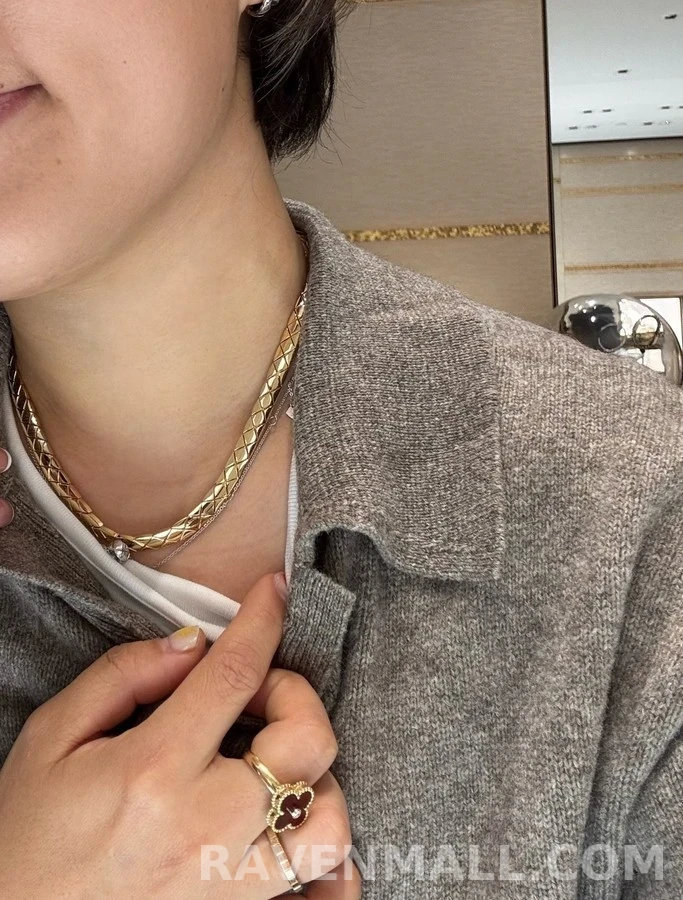 샤넬 샤넬 코코 크러쉬 다이아몬드 퀼팅 목걸이 상세 이미지
