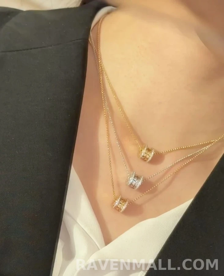 불가리 불가리 미니 B.zero1 다이아몬드 목걸이 상세 이미지
