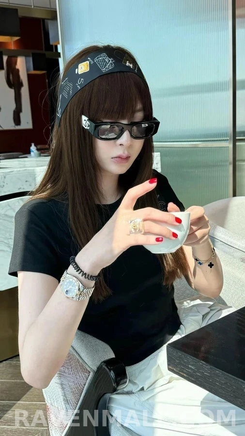샤넬 샤넬 수제 컬러블록 선글라스 상세 이미지