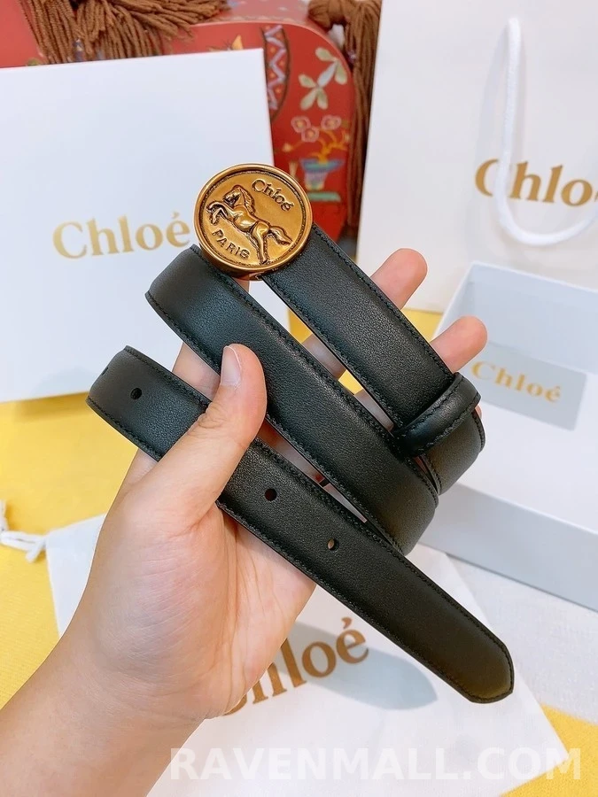 끌로에 끌로에 아이코닉 호스 버클 벨트 상세 이미지