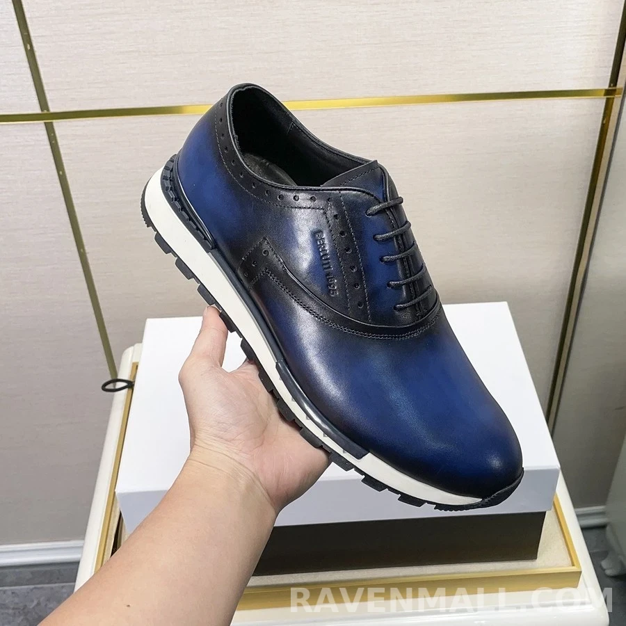 벨루티 벨루티 파티나 더비 스니커즈 상세 이미지