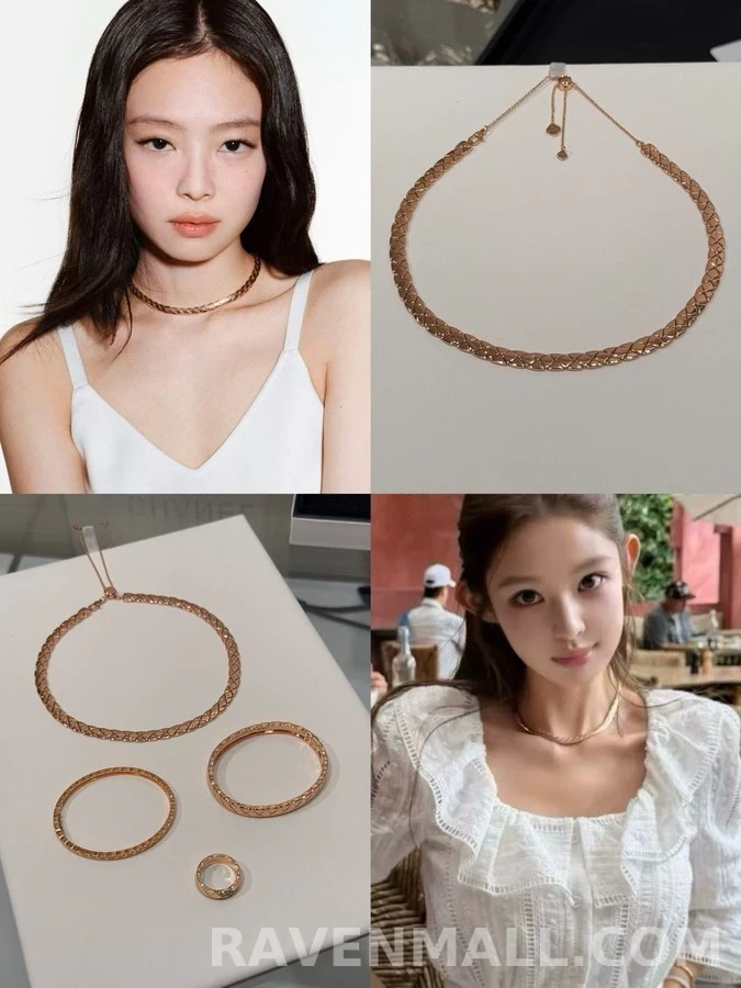 샤넬 샤넬 코코 크러쉬 내로우 다이아몬드 그리드 목걸이 상세 이미지