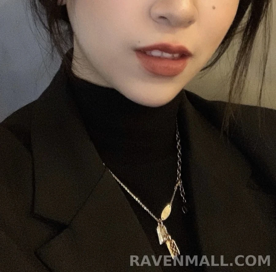 루이비통 루이비통 나노그램 모노그램 투톤 목걸이 상세 이미지