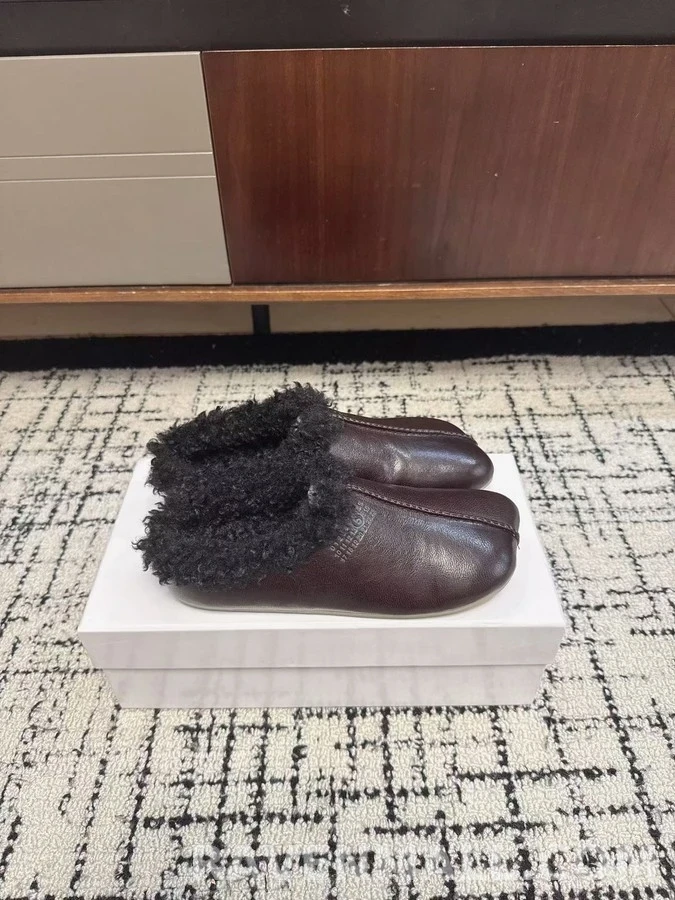 메종 마르지엘라 메종마르지엘라 빵 모양 퍼 슬리퍼 상세 이미지