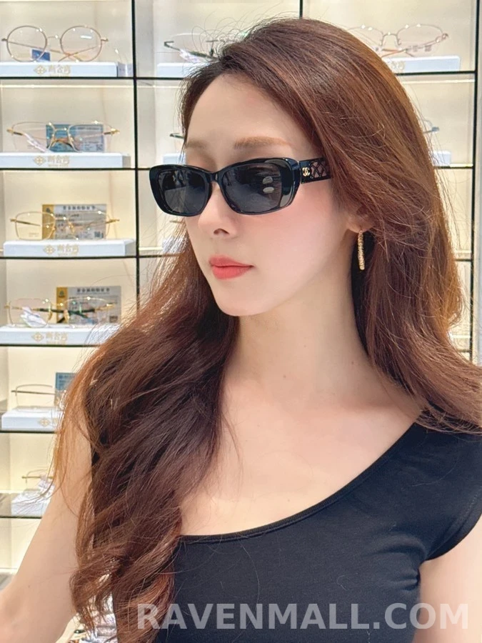 샤넬 샤넬 퀼팅 안경테 상세 이미지