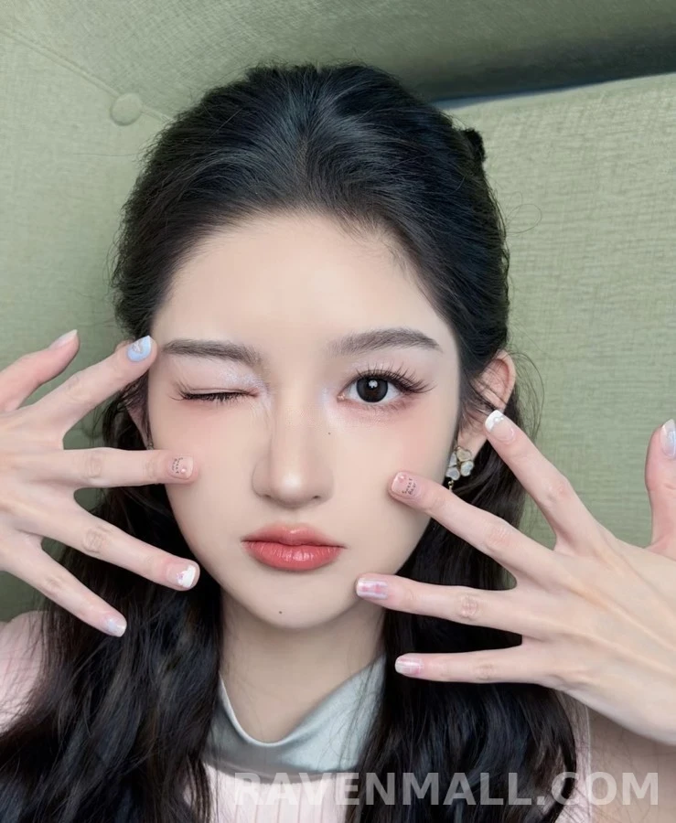 디올 디올 쉘 클로버 비대칭 귀걸이 상세 이미지