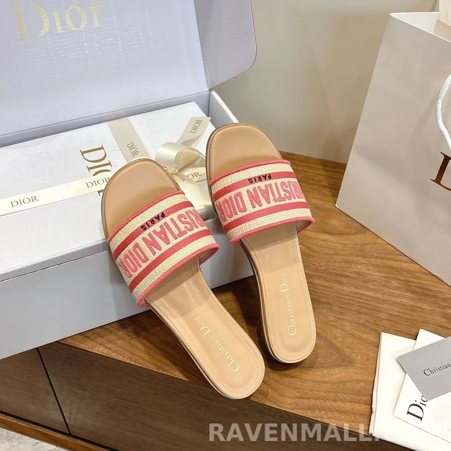 디올 디올 Dway 코튼 힐 샌들 상세 이미지