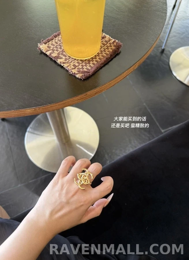 샤넬 샤넬 더블 C 인터락 링 상세 이미지