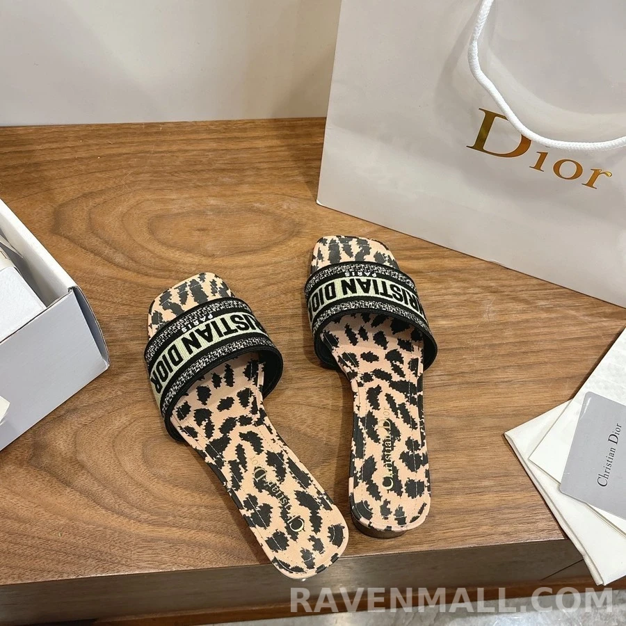 디올 디올 Dway 로고 힐 샌들 상세 이미지