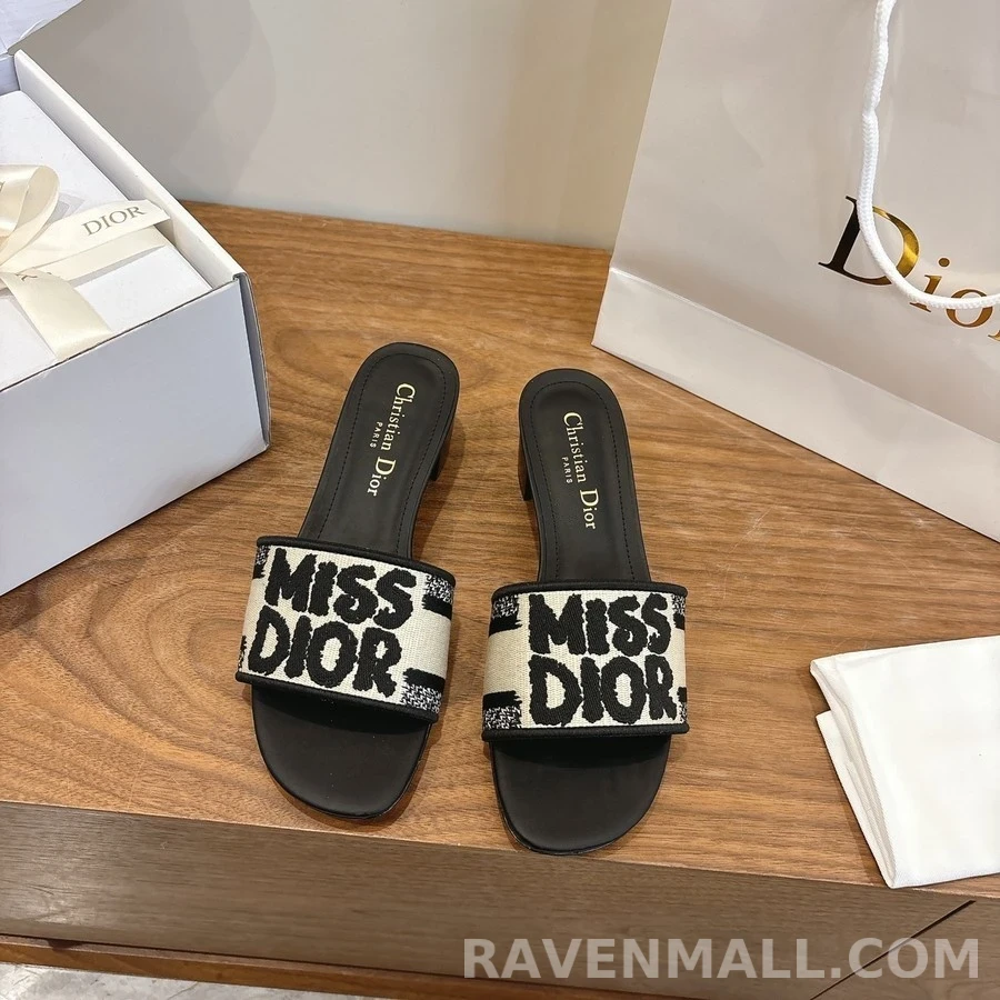 디올 디올 Dway 레터링 뮬 상세 이미지