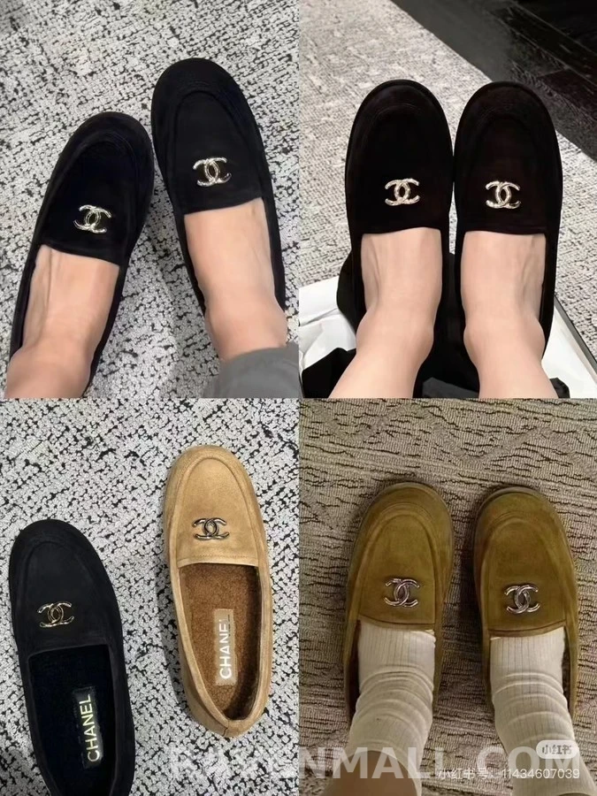 샤넬 샤넬 체인 퍼 안감 로퍼 상세 이미지