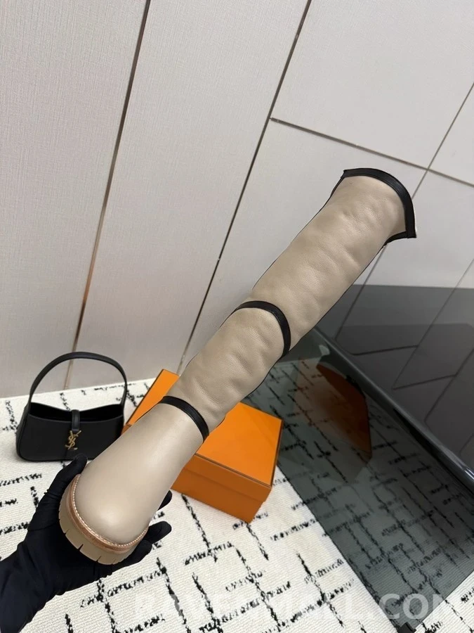 에르메스 에르메스 배색 청키힐 투웨이 부츠 상세 이미지