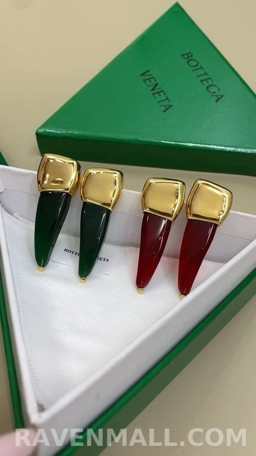보테가베네타 보테가 베네타 글라스 드롭 이어링 상세 이미지