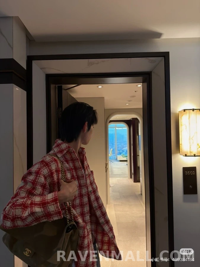 샤넬 샤넬 체크 울 셔츠 상세 이미지