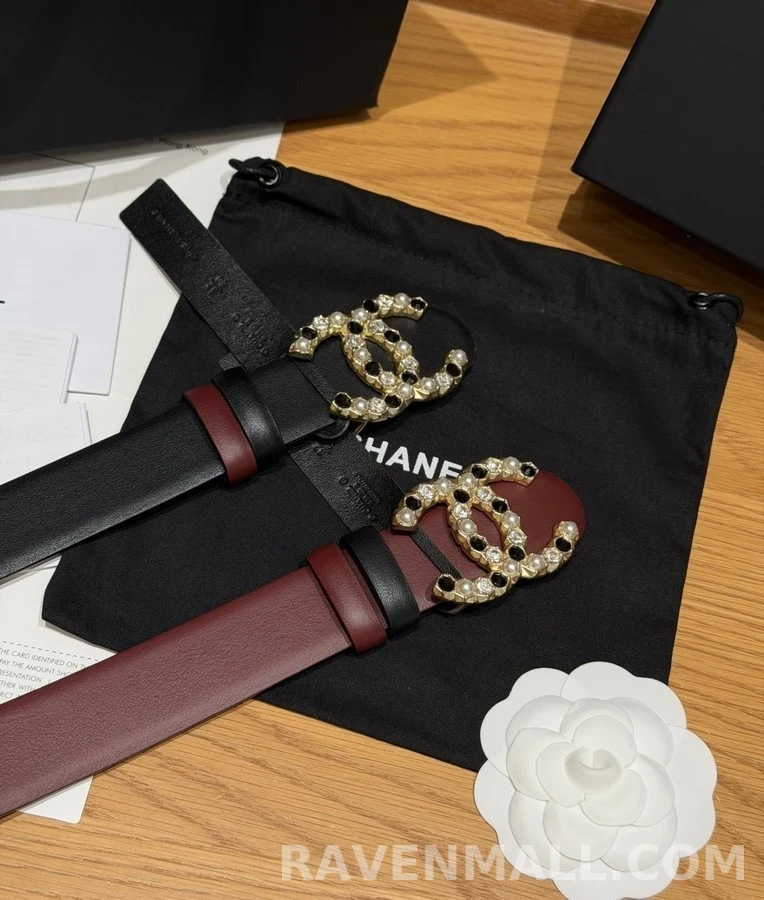 샤넬 샤넬 진주 크리스탈 벨트 상세 이미지