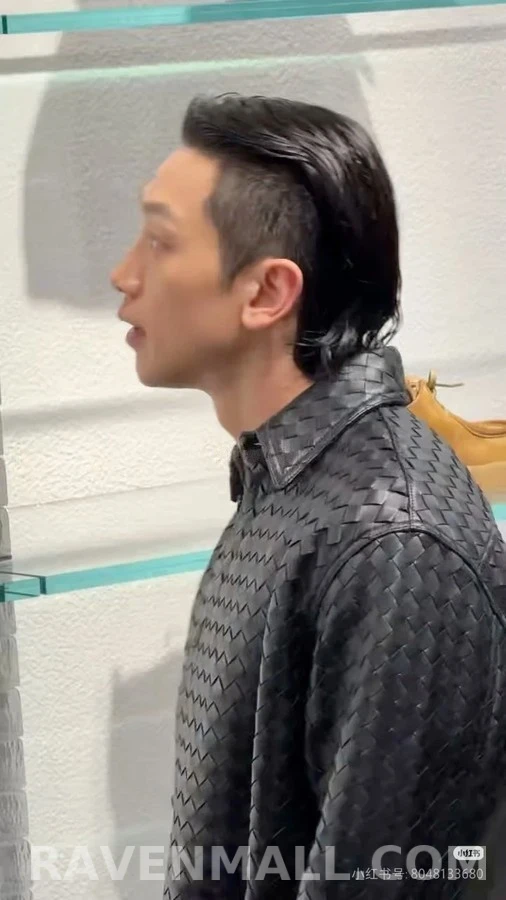 보테가베네타 보테가 베네타 위빙 가죽 셔츠 상세 이미지