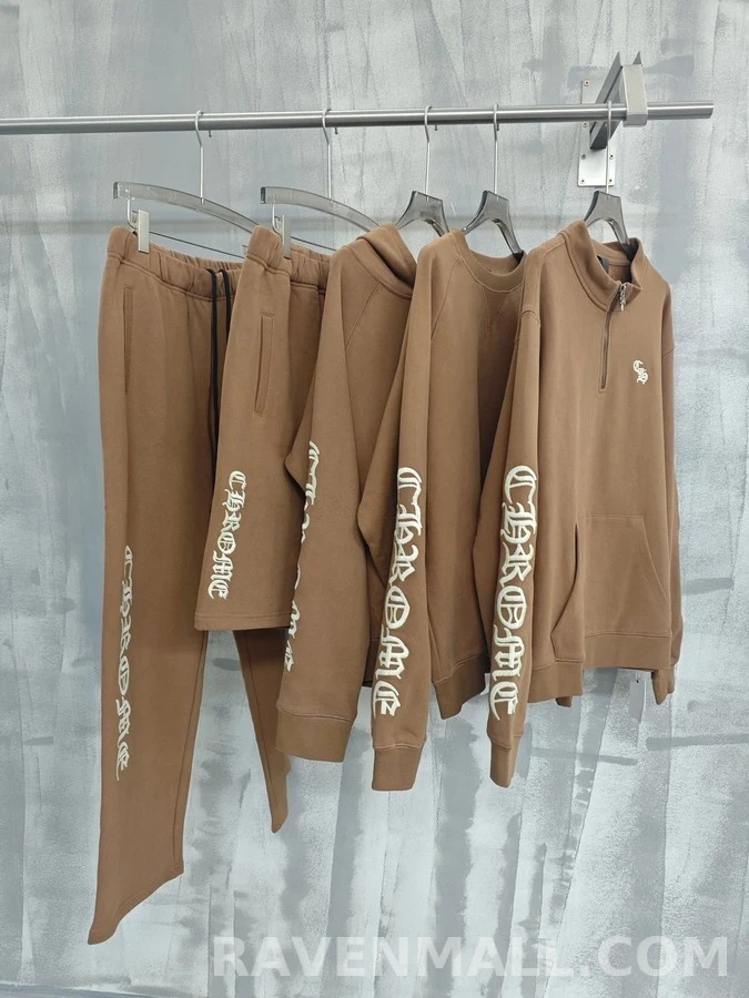 크롬하츠 크롬하츠 레터링 자수 하프집업 맨투맨 상세 이미지