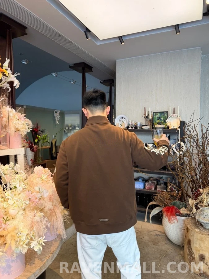 크롬하츠 크롬하츠 레터링 자수 하프집업 맨투맨 상세 이미지