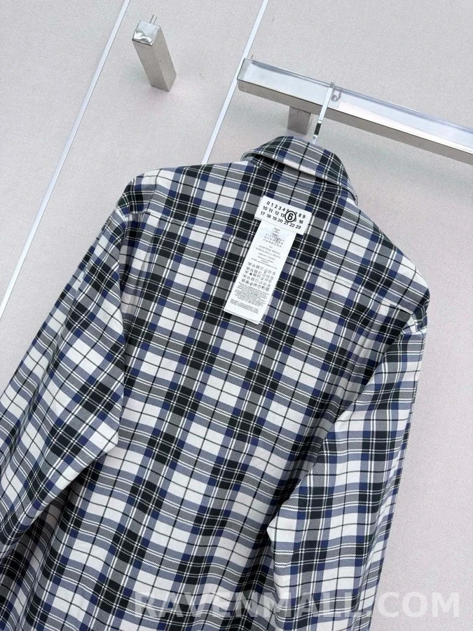 메종 마르지엘라 메종마르지엘라 그리드 체크 리버서블 셔츠 상세 이미지