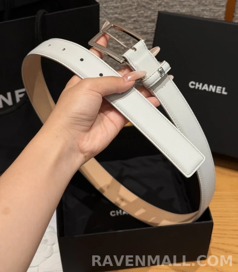샤넬 샤넬 클래식 가죽 벨트 상세 이미지