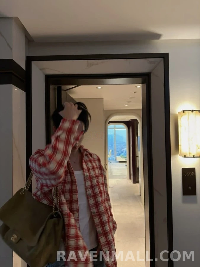 샤넬 샤넬 체크 셔츠 자켓 상세 이미지
