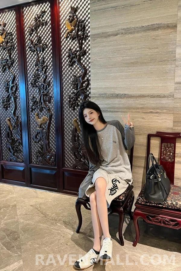 크롬하츠 크롬하츠 크로스 래글런 긴팔 티셔츠 상세 이미지