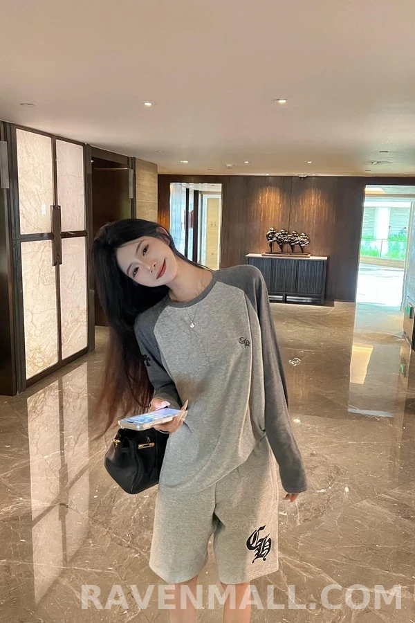 크롬하츠 크롬하츠 크로스 래글런 긴팔 티셔츠 상세 이미지