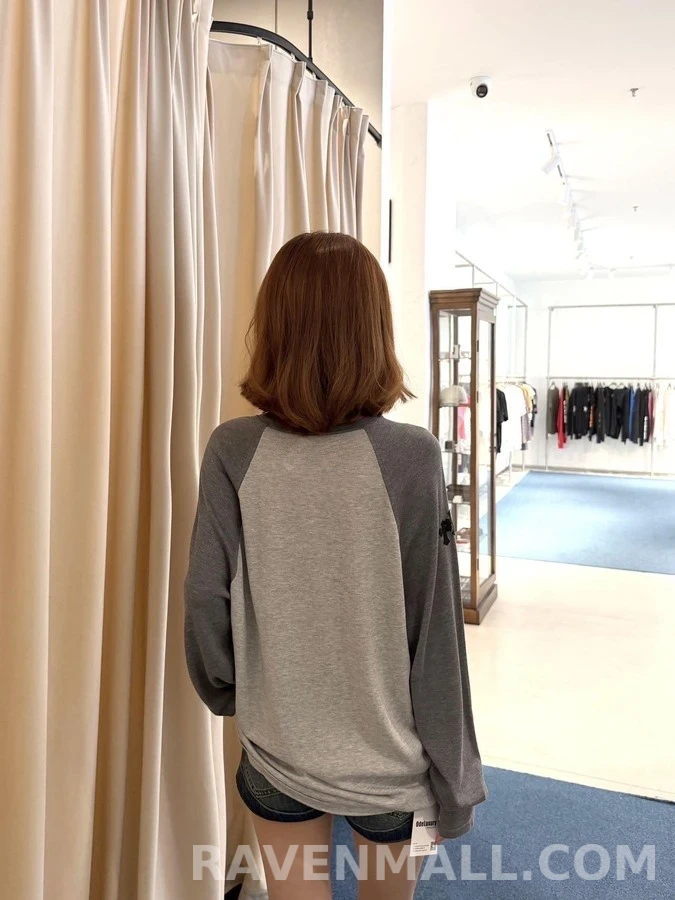크롬하츠 크롬하츠 크로스 래글런 긴팔 티셔츠 상세 이미지