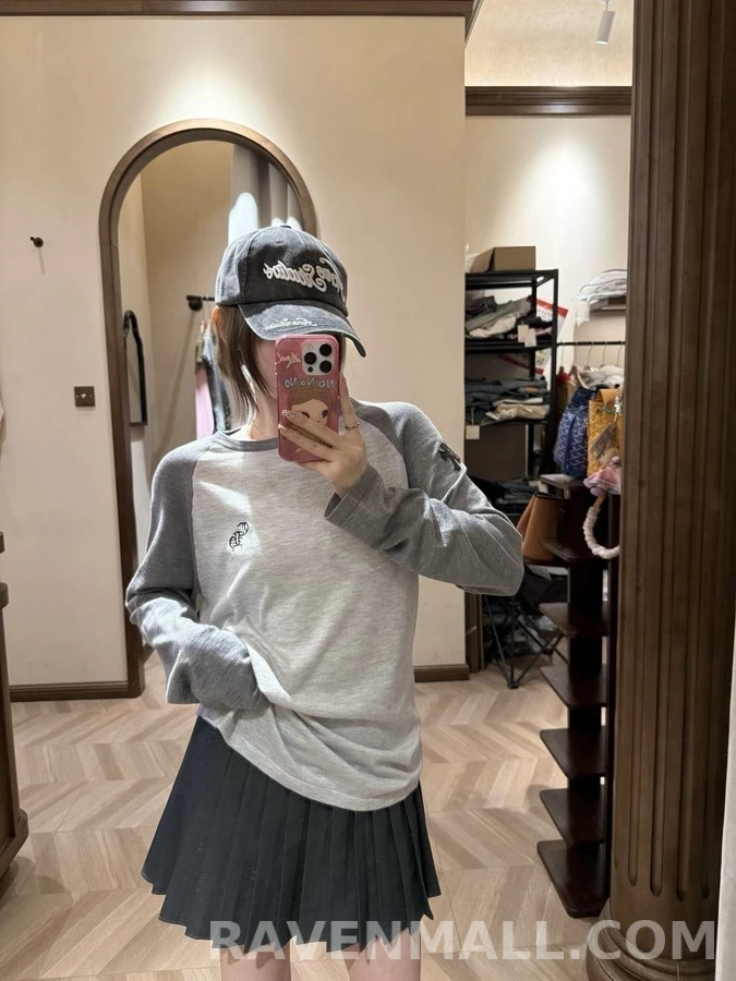 크롬하츠 크롬하츠 크로스 래글런 긴팔 티셔츠 상세 이미지