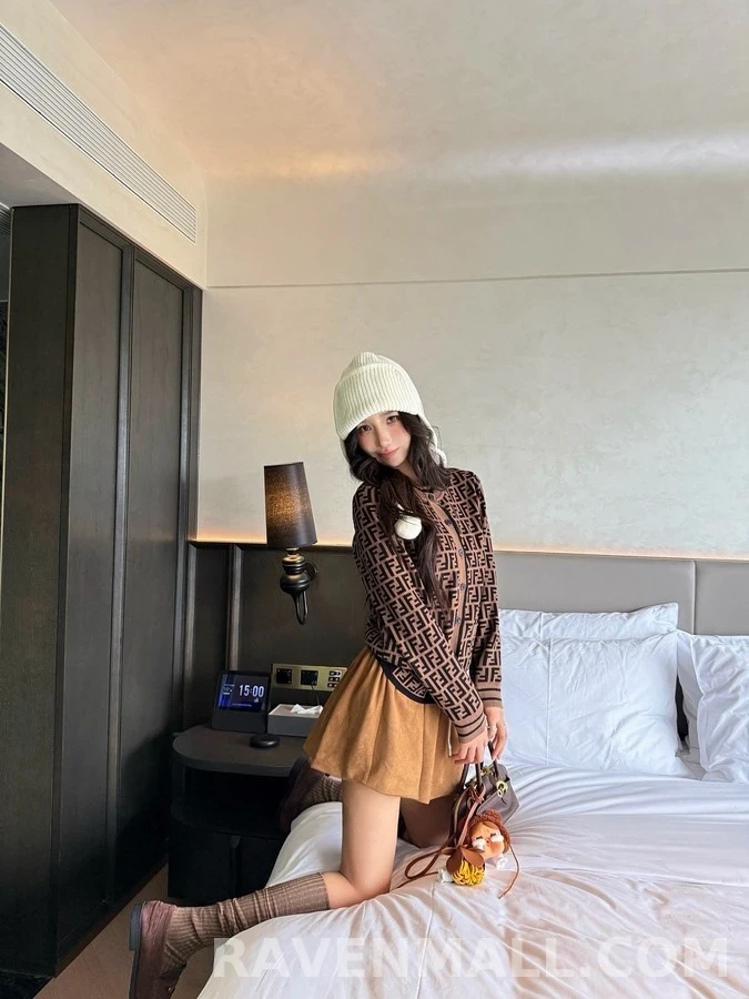 펜디 펜디 로고 자카드 가디건 상세 이미지
