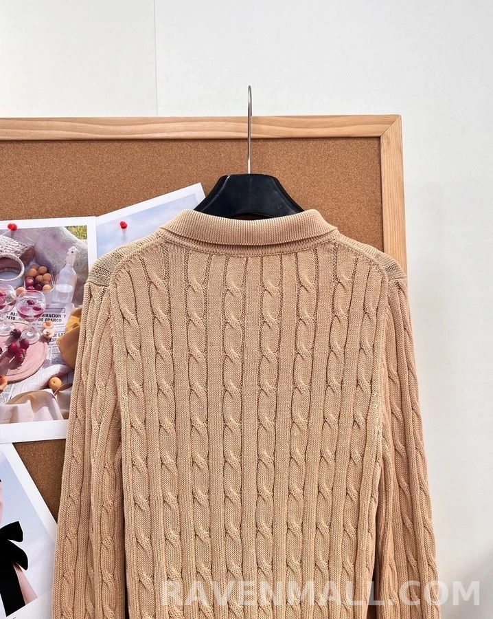 폴로 랄프 로렌 폴로 랄프 로렌 Polo 카라 케이블 니트 가디건 상세 이미지