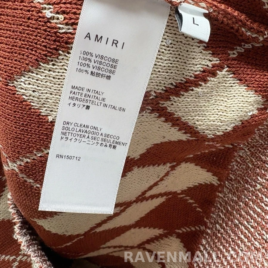 아미 아미 아가일 패턴 니트 베스트 상세 이미지