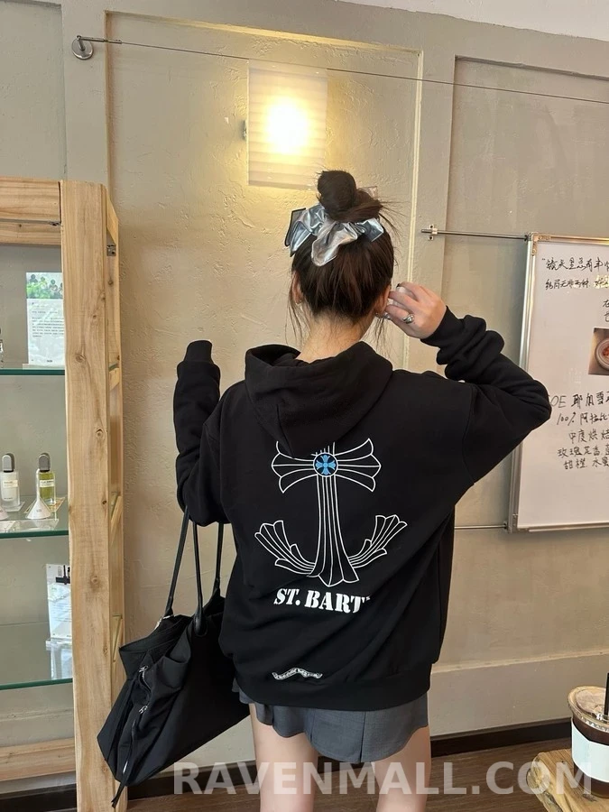 크롬하츠 크롬하츠 ST. BARTH 앵커 크로스 후드 상세 이미지