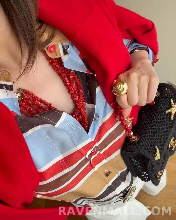 샤넬 샤넬 소라 진주 반지 상세 이미지