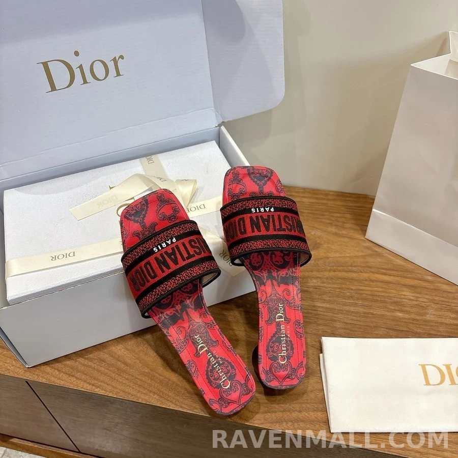 디올 디올 Dway 로고 힐 뮬 상세 이미지