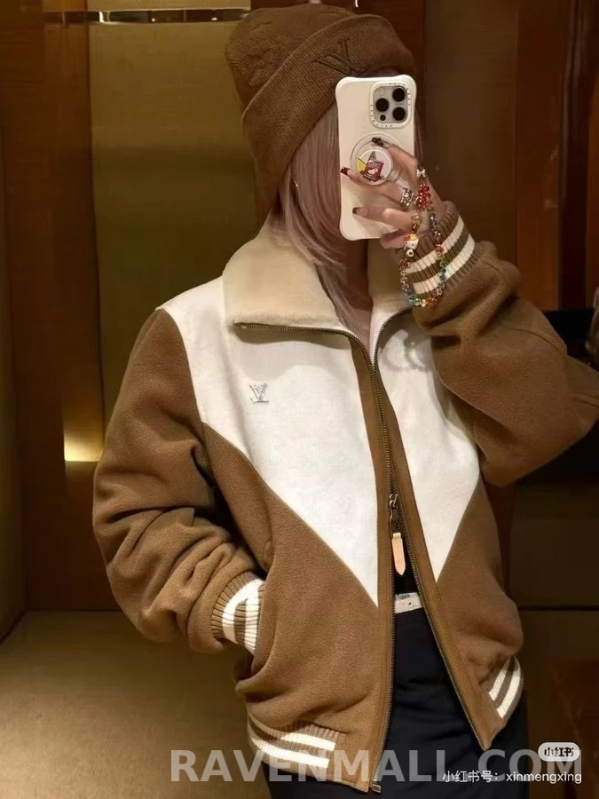 루이비통 루이비통 모노그램 레이저 컬러블록 플리스 자켓 상세 이미지