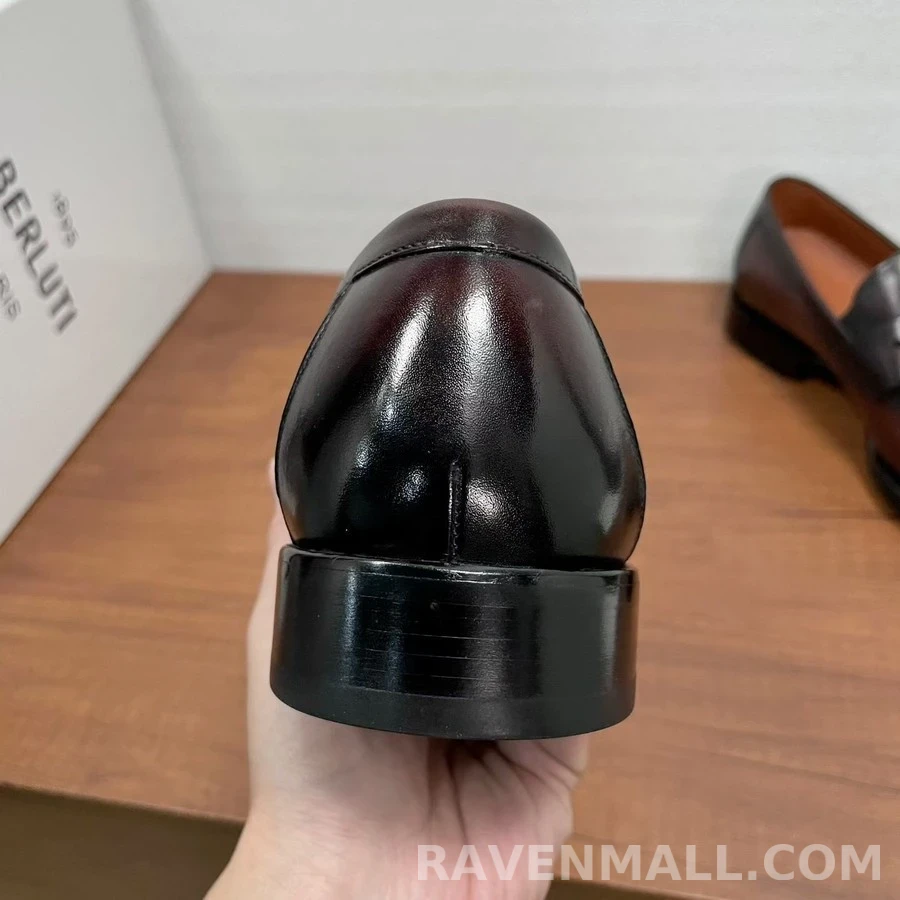 벨루티 벨루티 수제 번트 페니 로퍼 상세 이미지