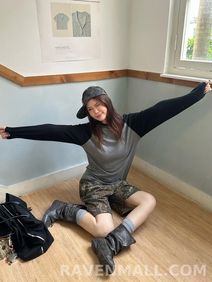 크롬하츠 크롬하츠 크로스 패치 래글런 긴팔 티셔츠 상세 이미지