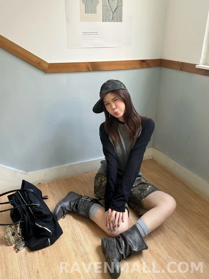 크롬하츠 크롬하츠 크로스 패치 래글런 긴팔 티셔츠 상세 이미지