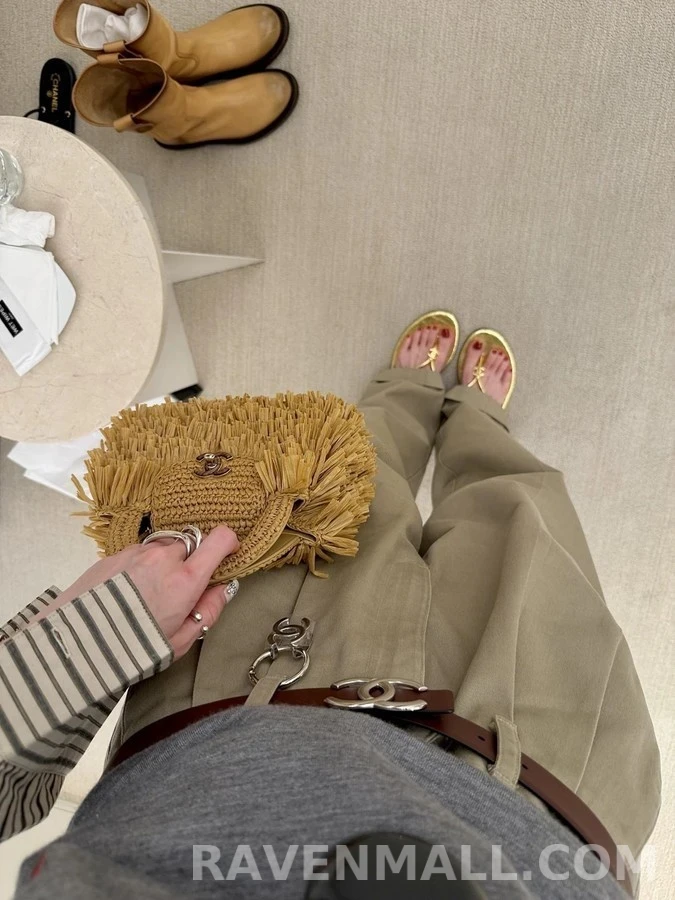 샤넬 샤넬 로고 스카프 버클 상세 이미지
