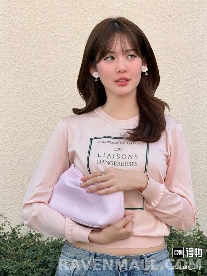 디올 디올 데이지 펄 이어링 상세 이미지