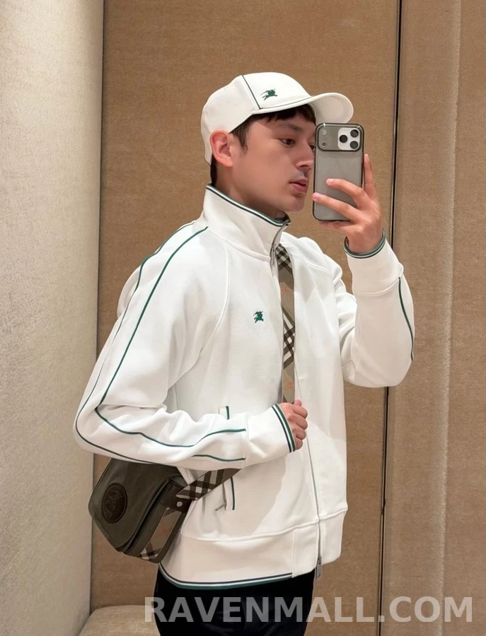 버버리 버버리 파이핑 풀집업 맨투맨 상세 이미지