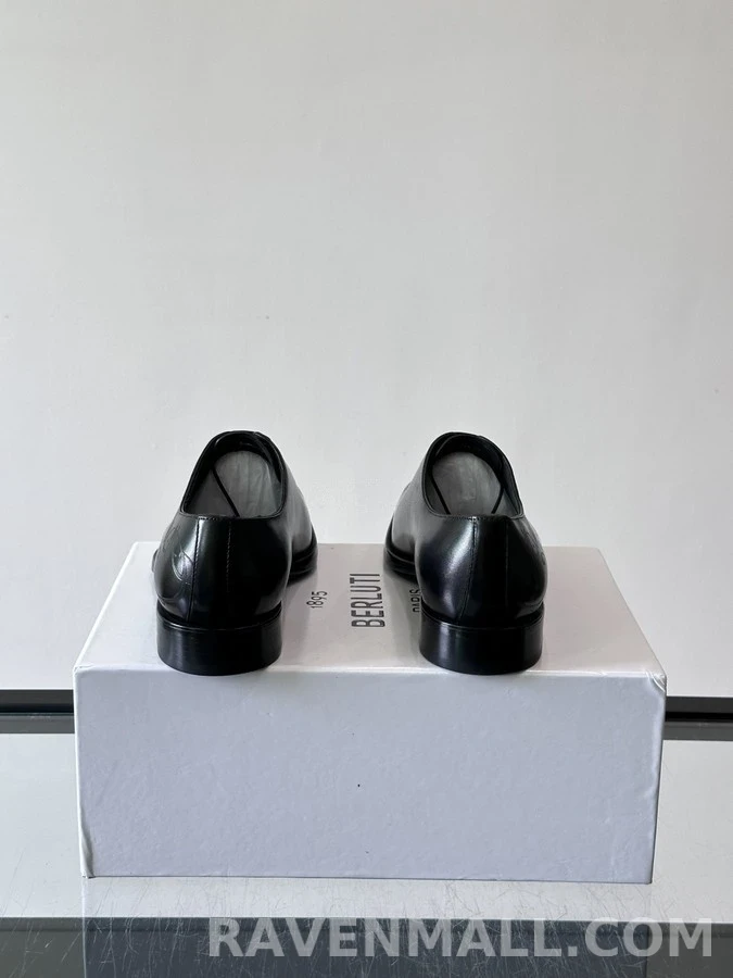 벨루티 벨루티 스크리토 패턴 레이스업 슈즈 상세 이미지
