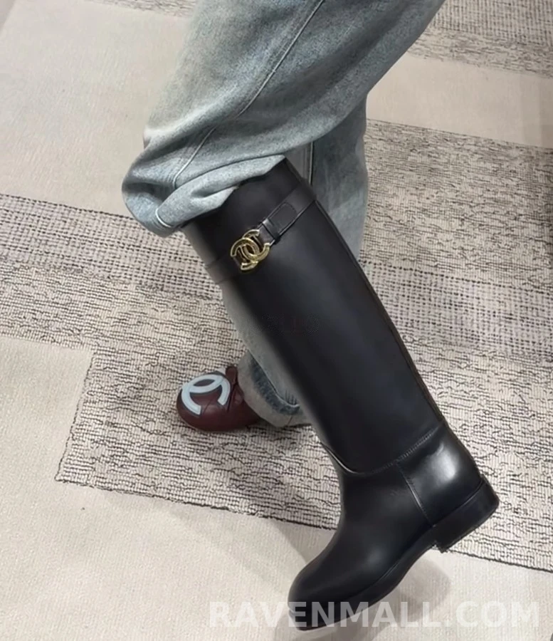 샤넬 샤넬 버클 롱 부츠 상세 이미지