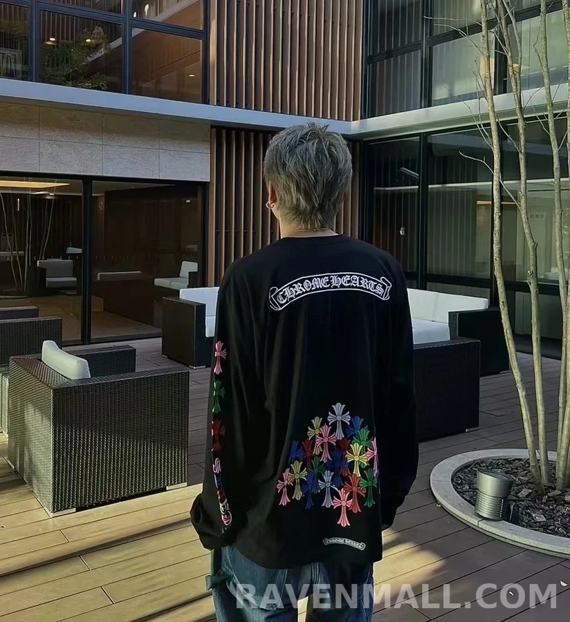 크롬하츠 크롬하츠 멀티 크로스 긴팔 티셔츠 상세 이미지